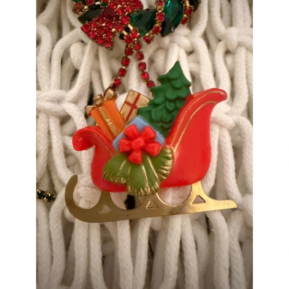 Vintage Jewelry Lot - Christmas Holiday Pin/Brooch - 6